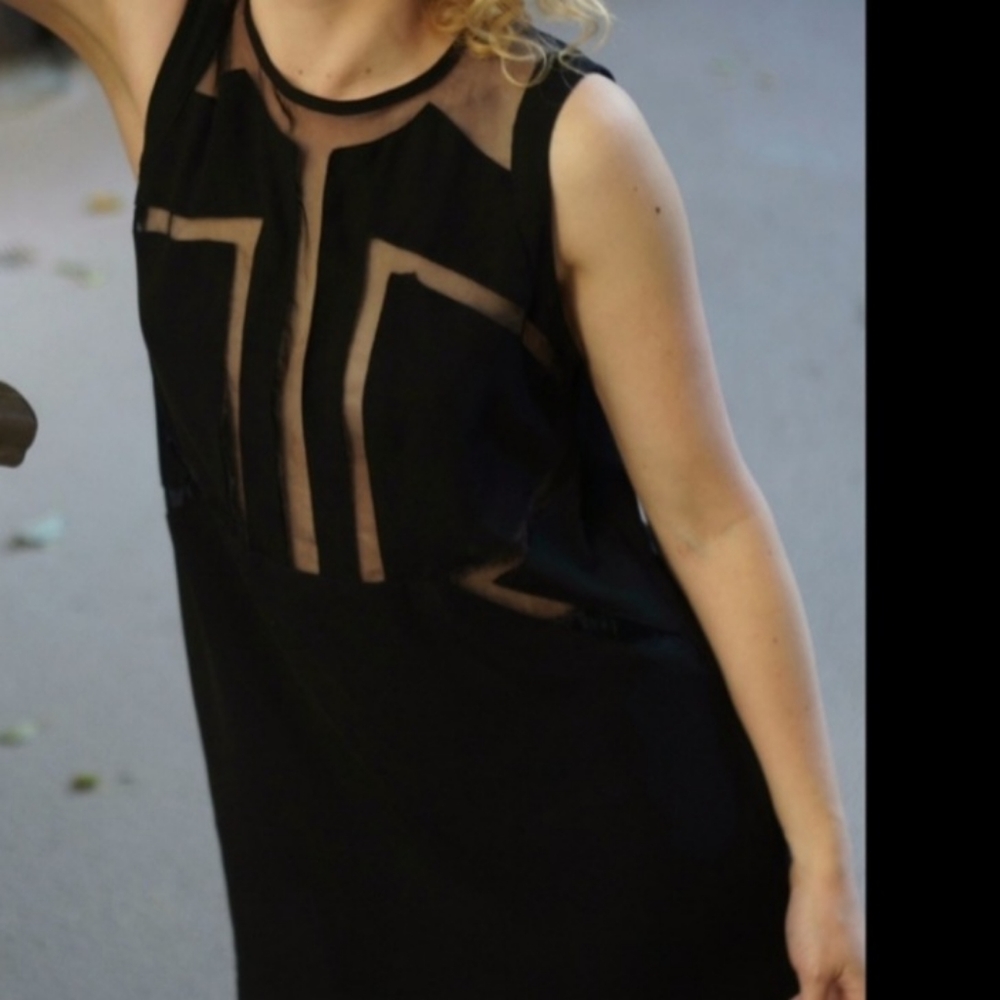 Silent + Noise Mini Geometric Retro Dress sz Small NEW